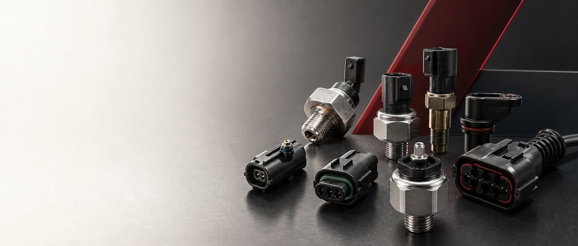 Pressure, temperature, speed and position sensors for diesel engines
